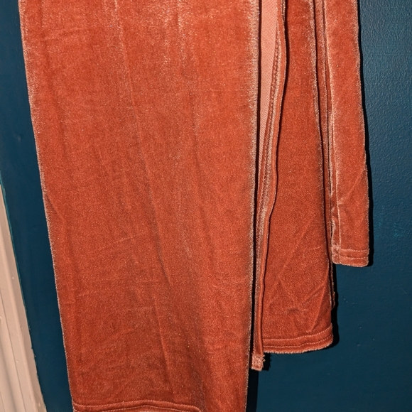 Whimsical Romance Mauve Velvet Faux-Wrap Maxi Lulus - Picture 11 of 16